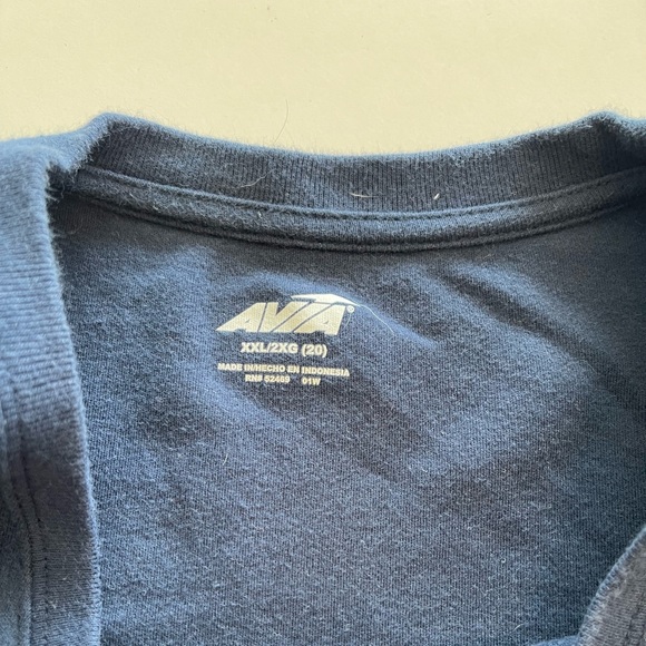 Avia Navy Blue Short Sleeve Sweatshirt - Picture 3 of 6